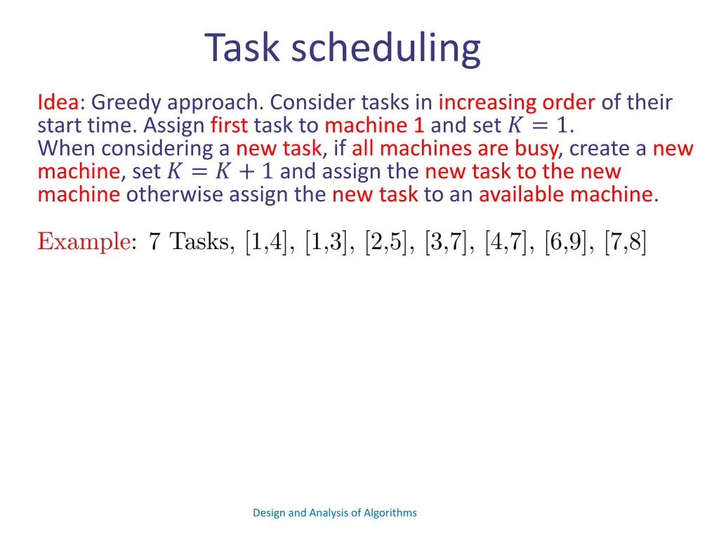 task scheduling 2