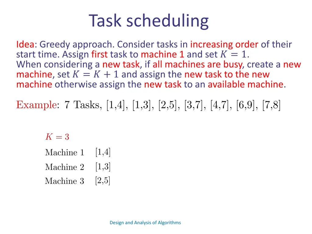 task scheduling 5