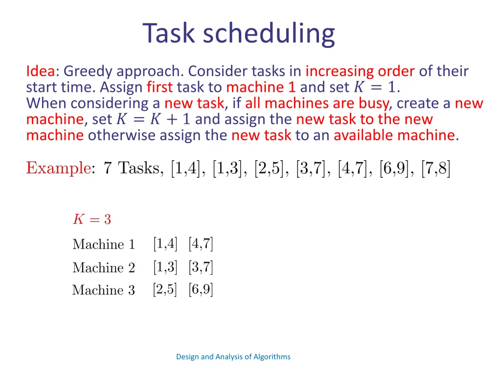 task scheduling 8