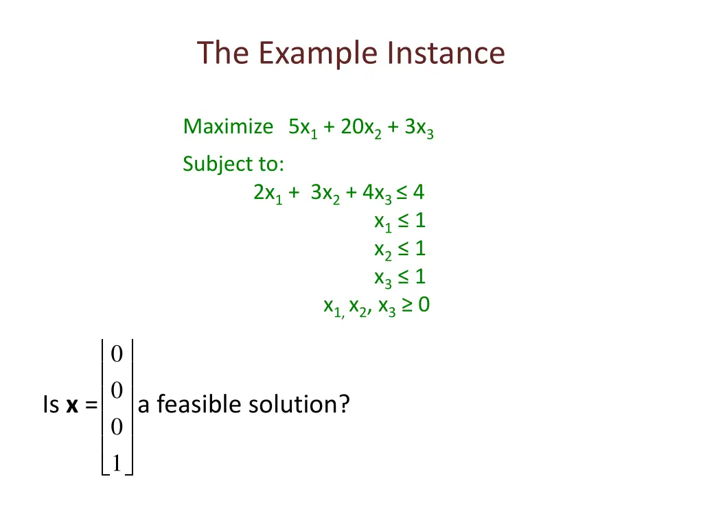 the example instance 3