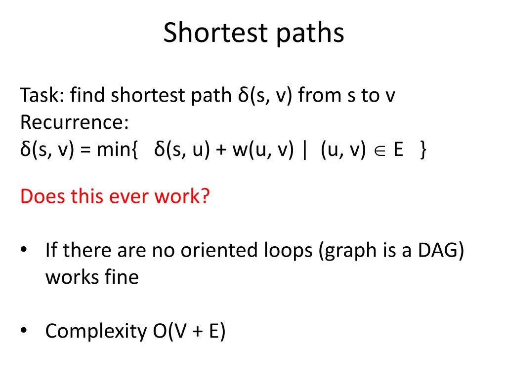 shortest paths 3