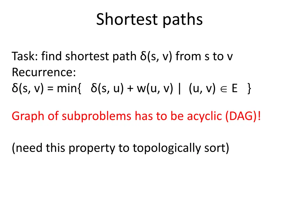 shortest paths 4