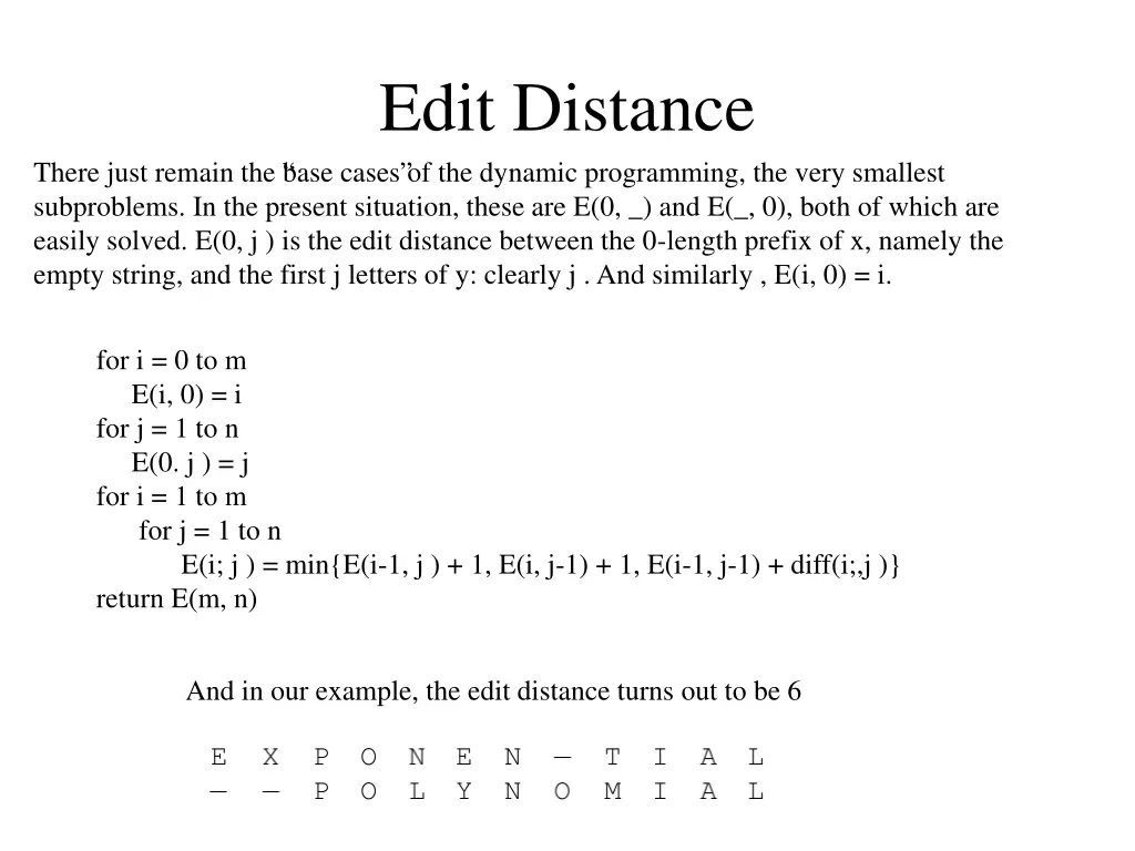 edit distance 5