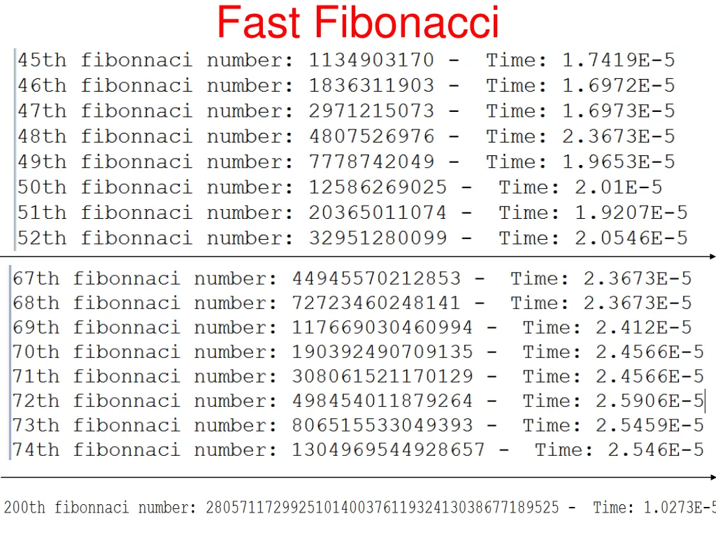 fast fibonacci 2