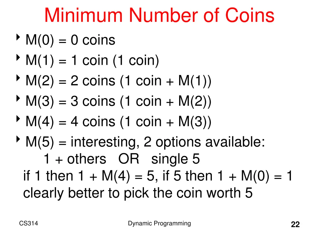 minimum number of coins m 0 0 coins m 1 1 coin