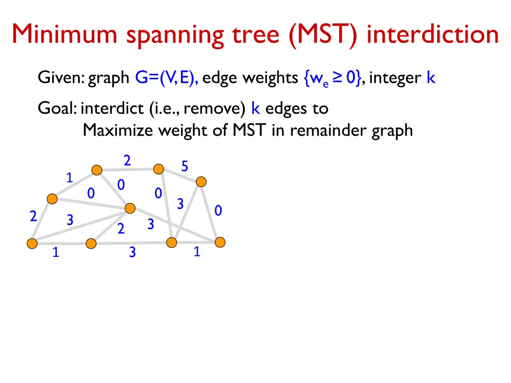 minimum spanning tree mst interdiction