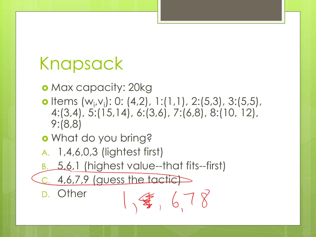 knapsack