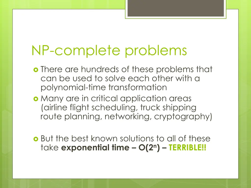 np complete problems