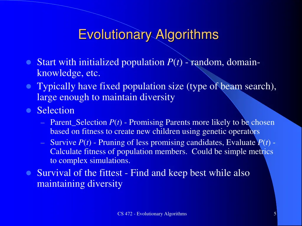 evolutionary algorithms 1