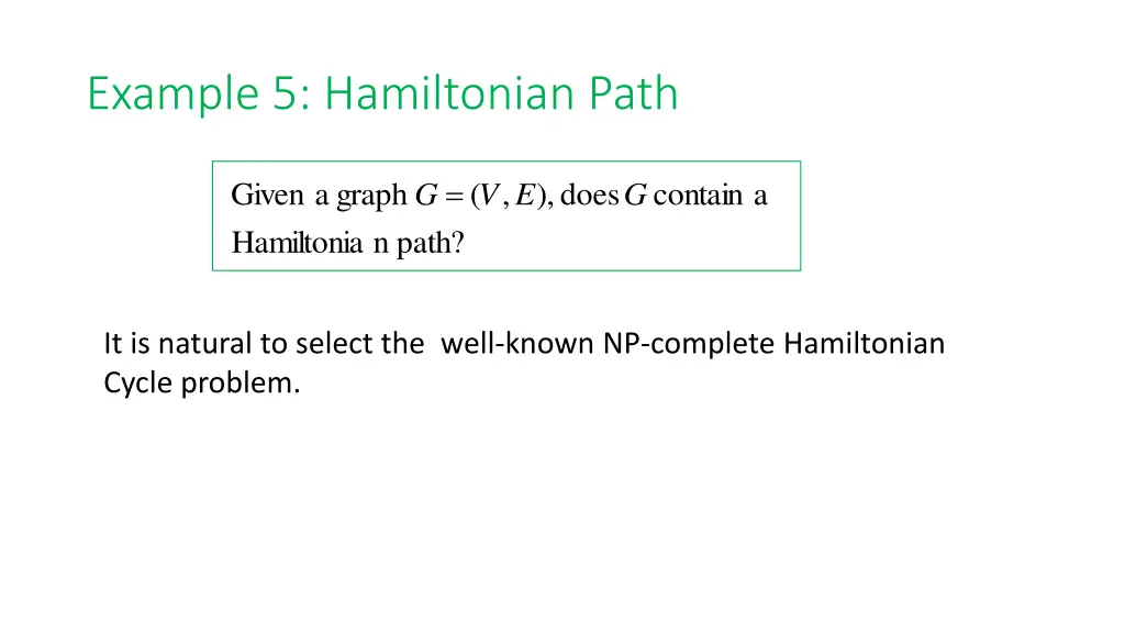 example 5 hamiltonian path