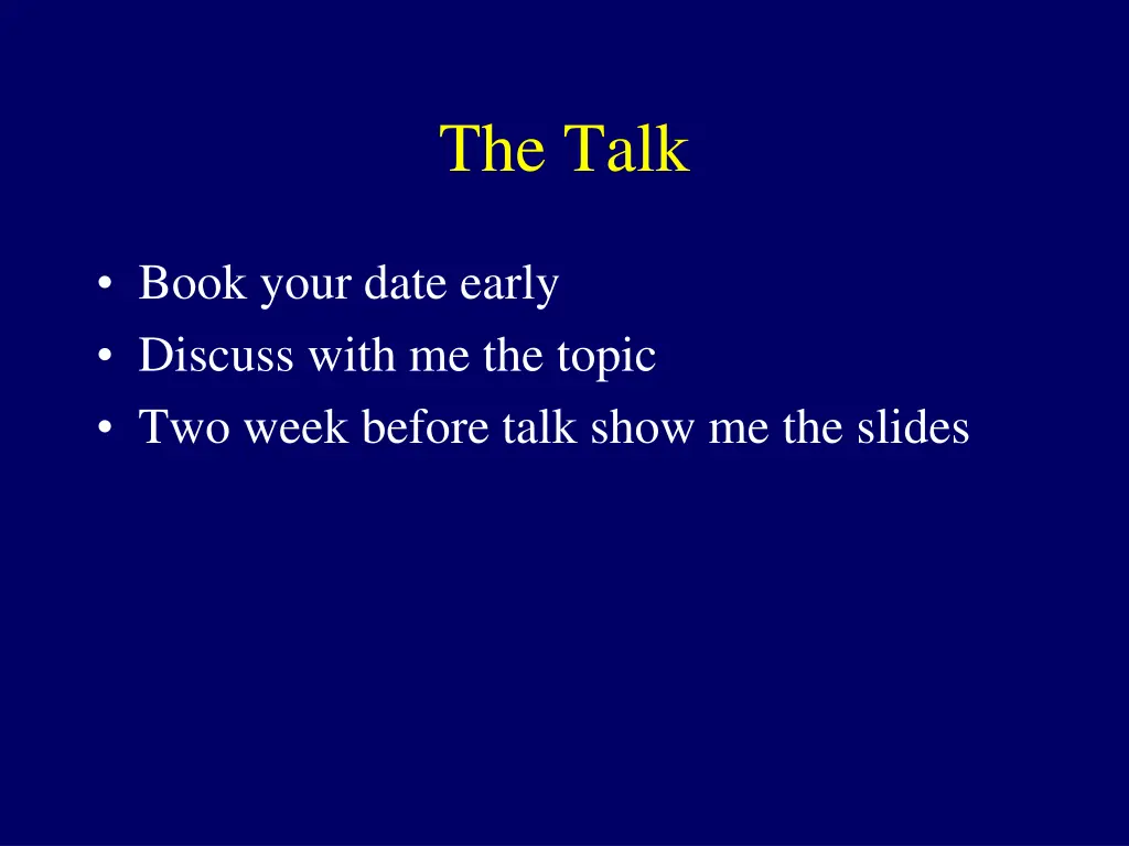 the talk 2