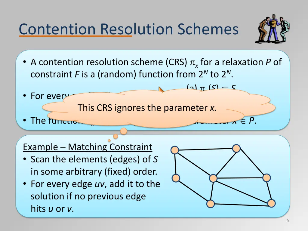 contention resolution schemes