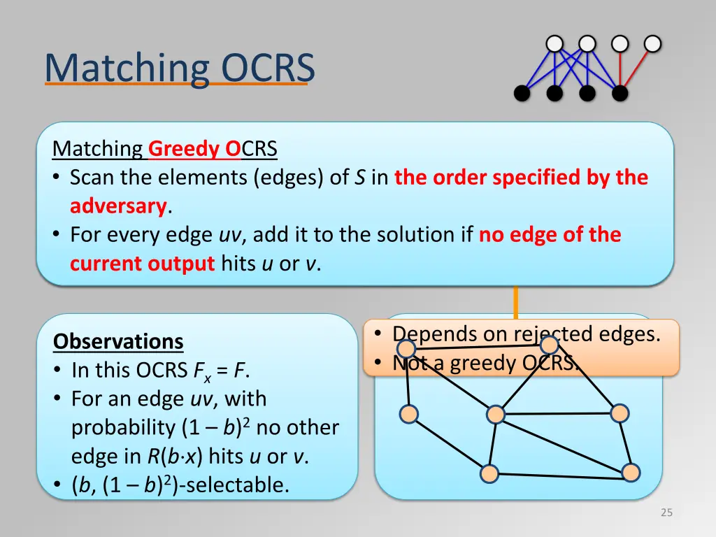 matching ocrs