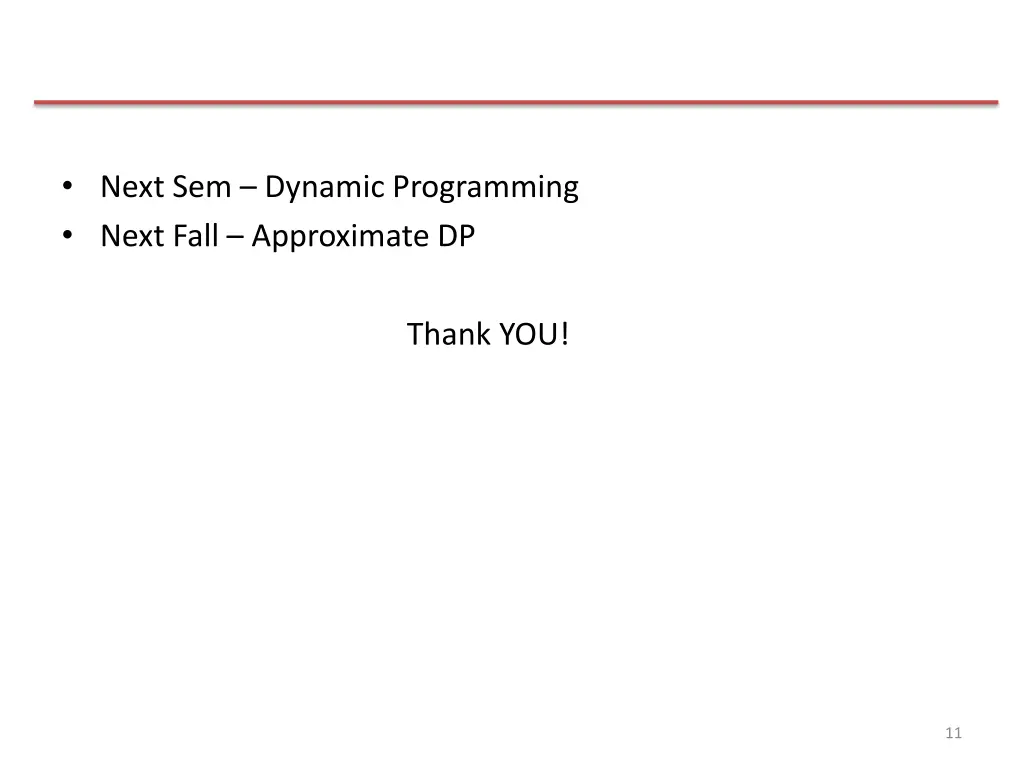 next sem dynamic programming next fall