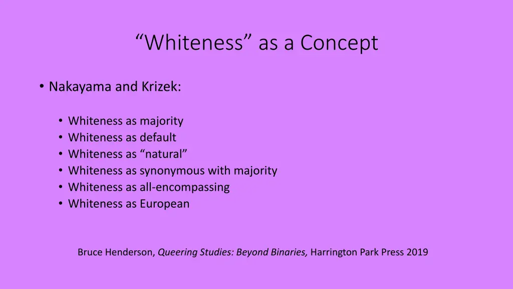 whiteness as a concept