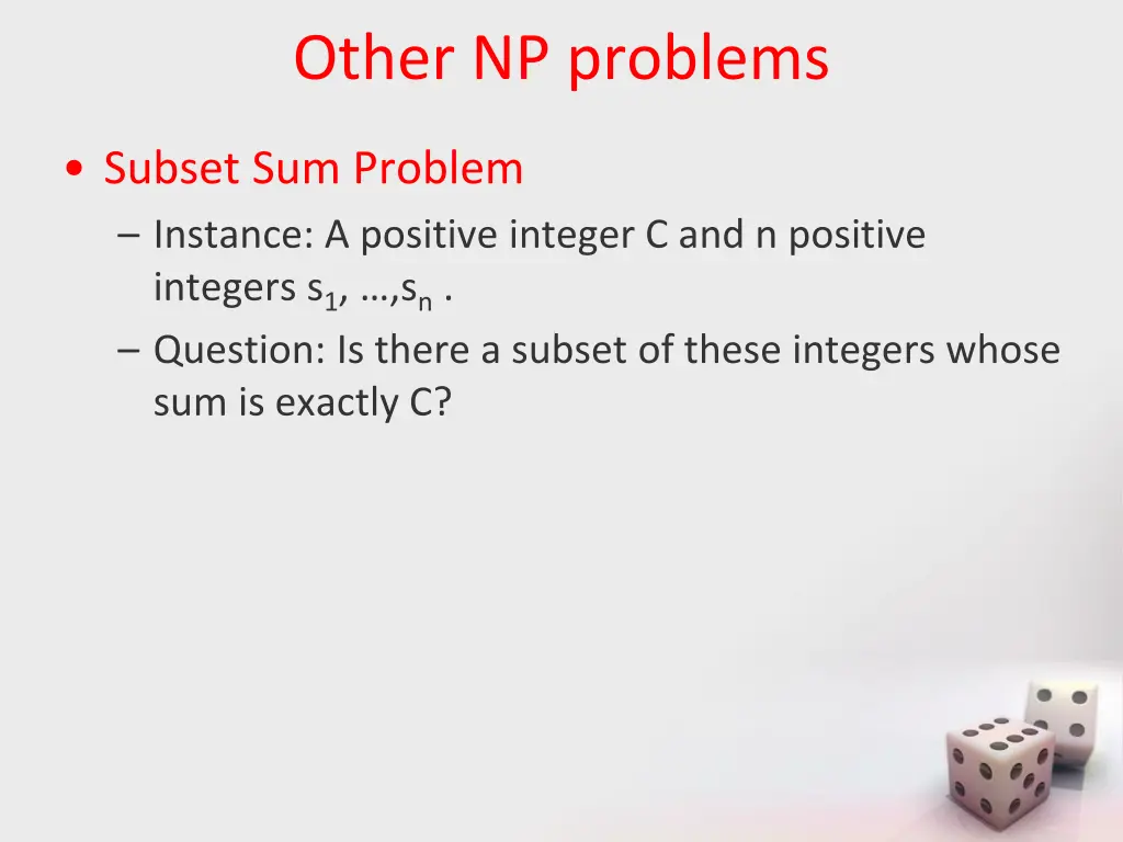 other np problems 2