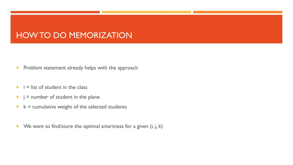 how to do memorization