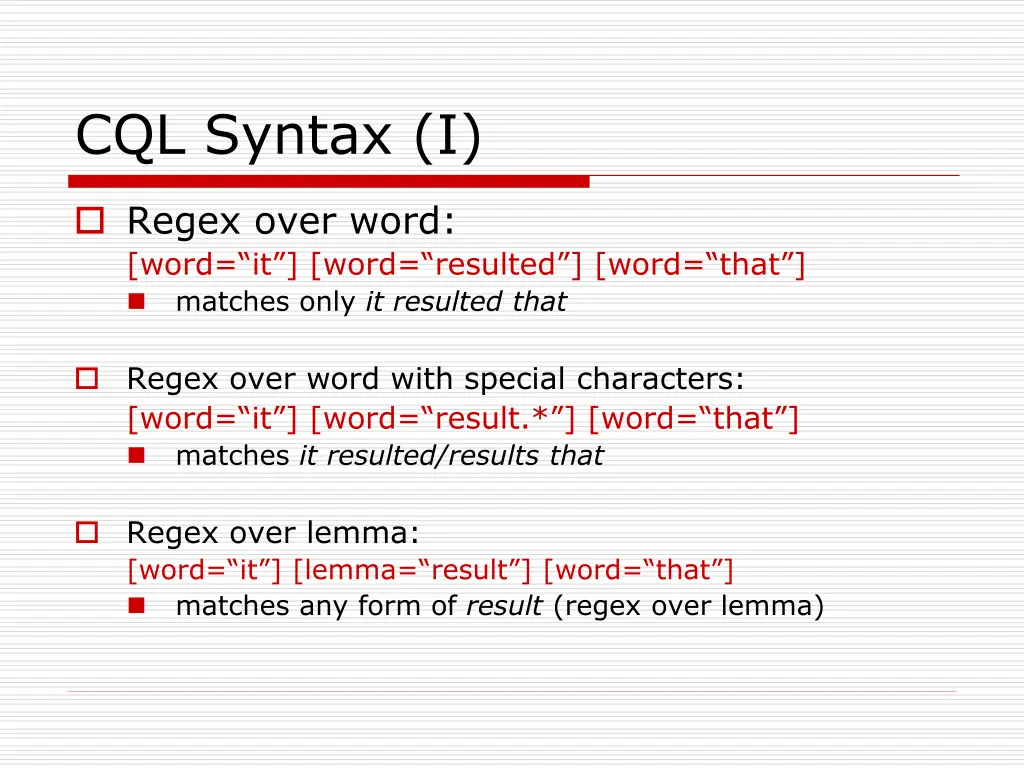 cql syntax i