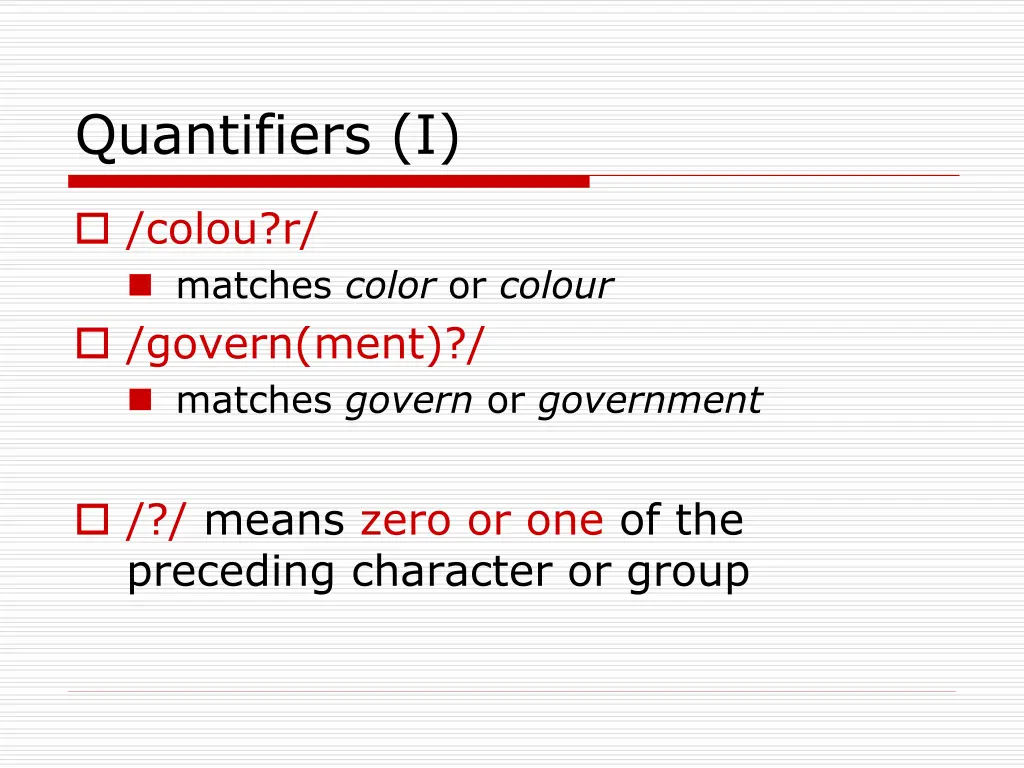 quantifiers i