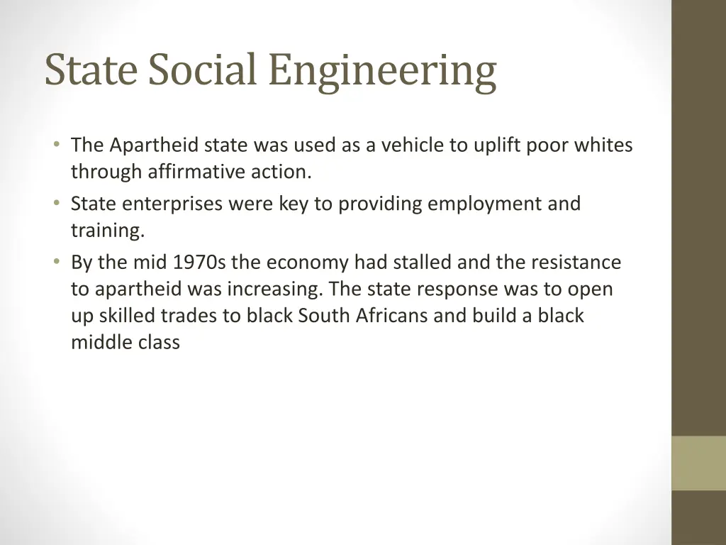 state social engineering