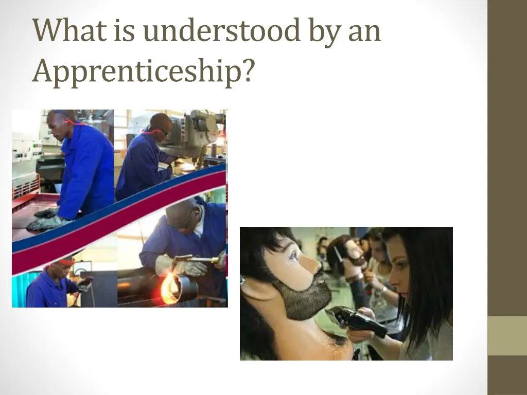 what is understood by an apprenticeship