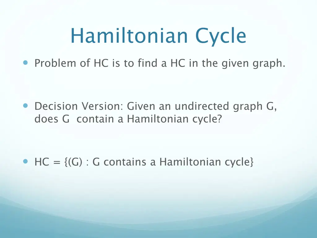 hamiltonian cycle 1