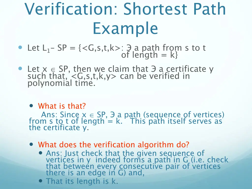 verification shortest path example