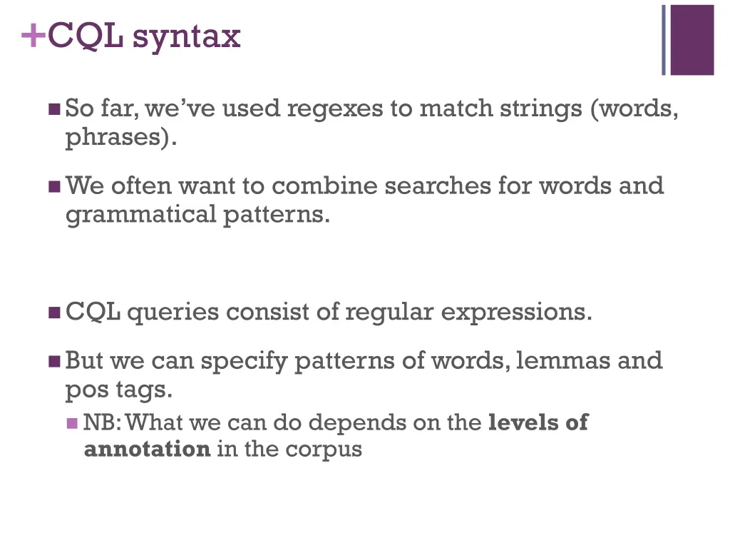 cql syntax