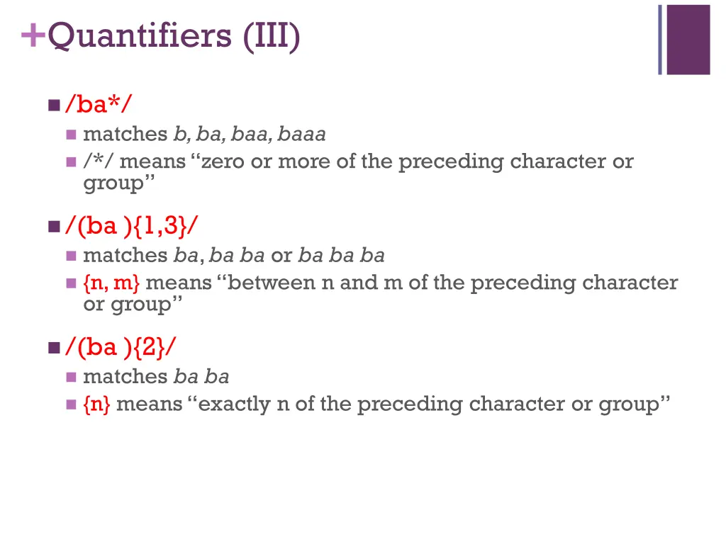 quantifiers iii