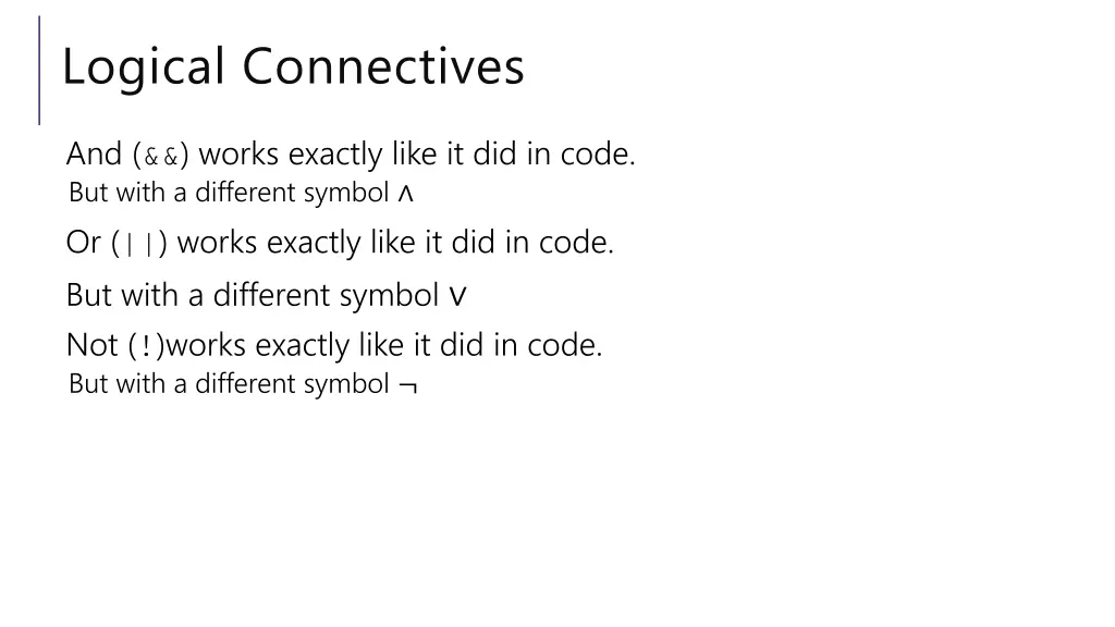 logical connectives