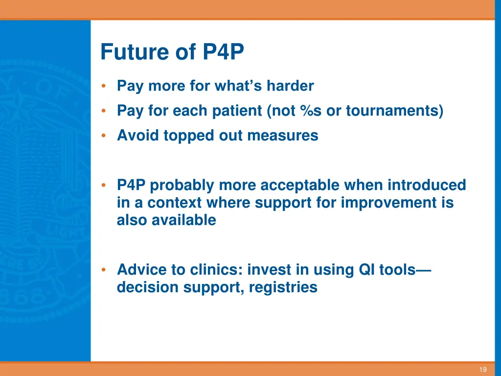 future of p4p