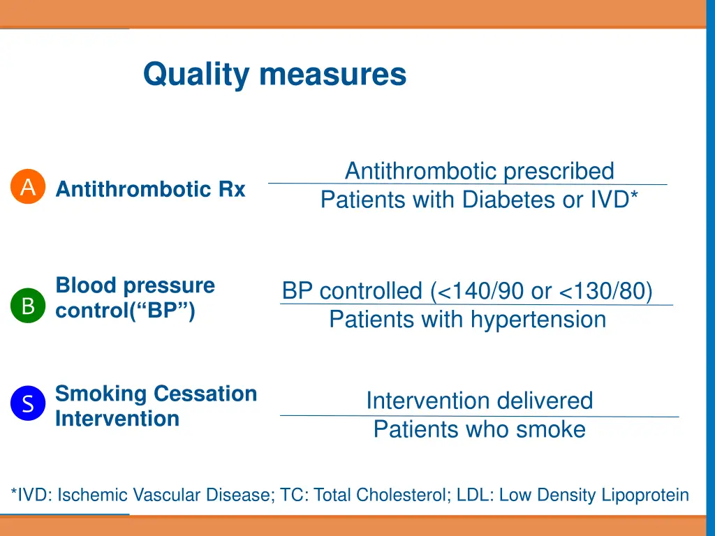 quality measures