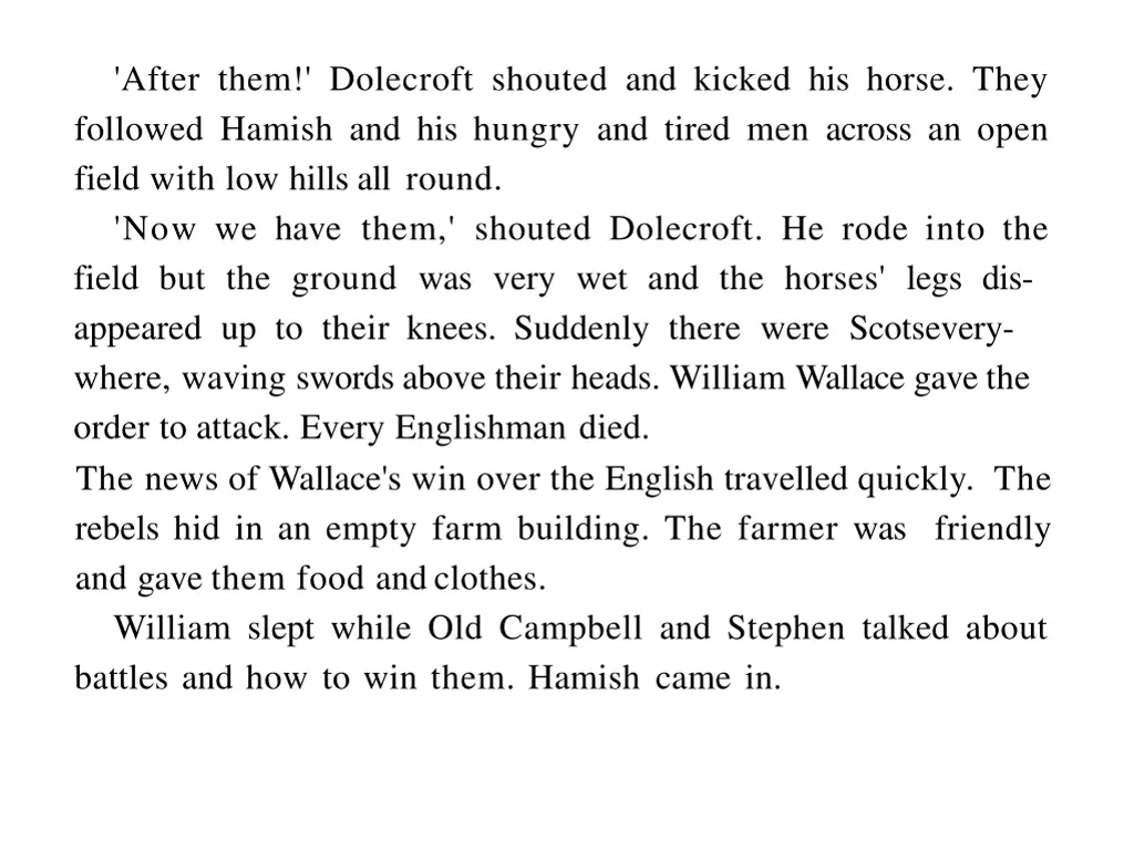 after them dolecroft shouted and kicked his horse