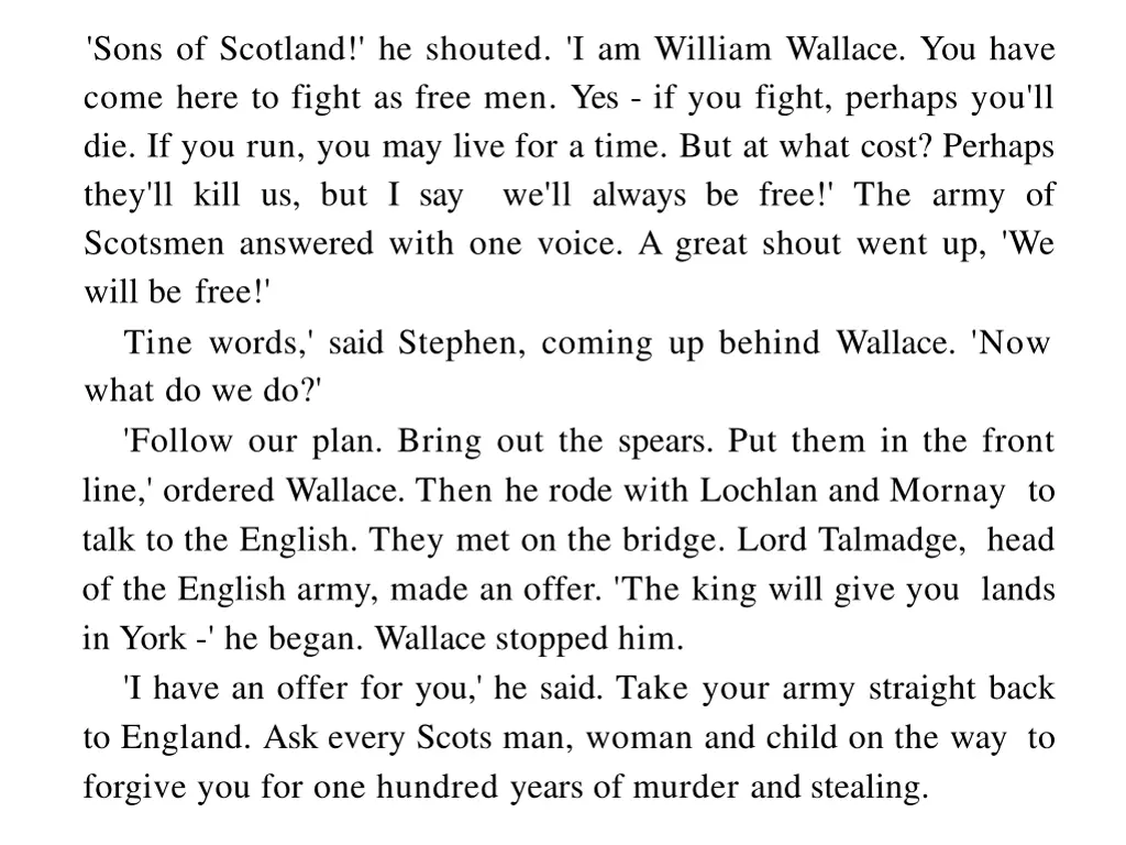 sons of scotland he shouted i am william wallace