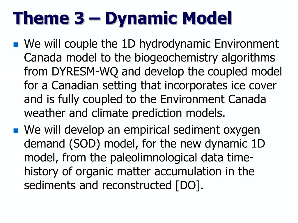 theme 3 dynamic model 1