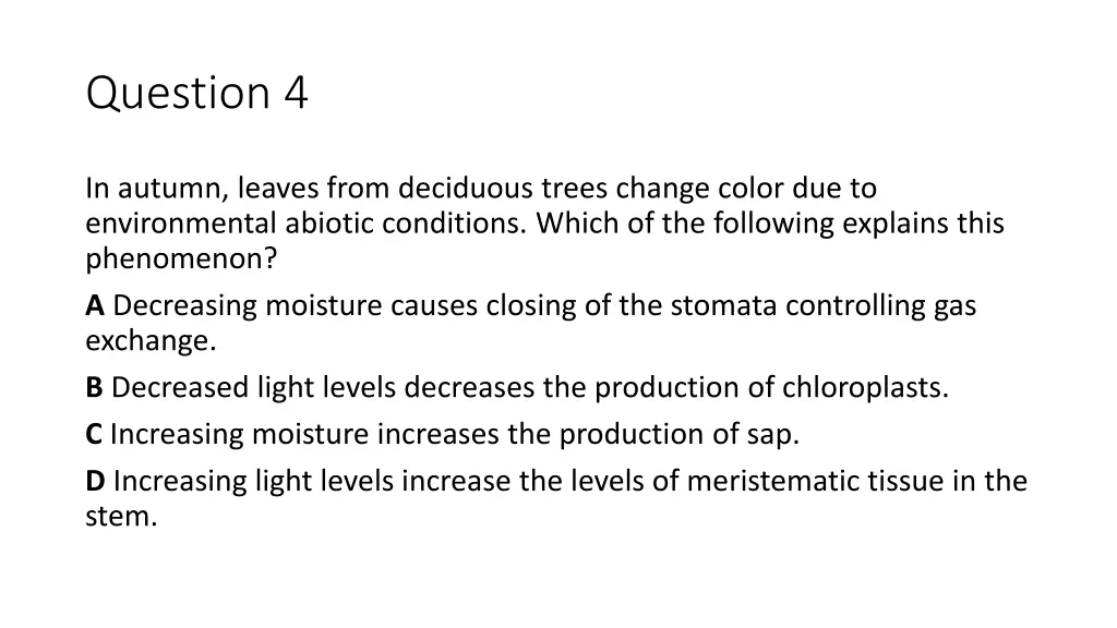 question 4