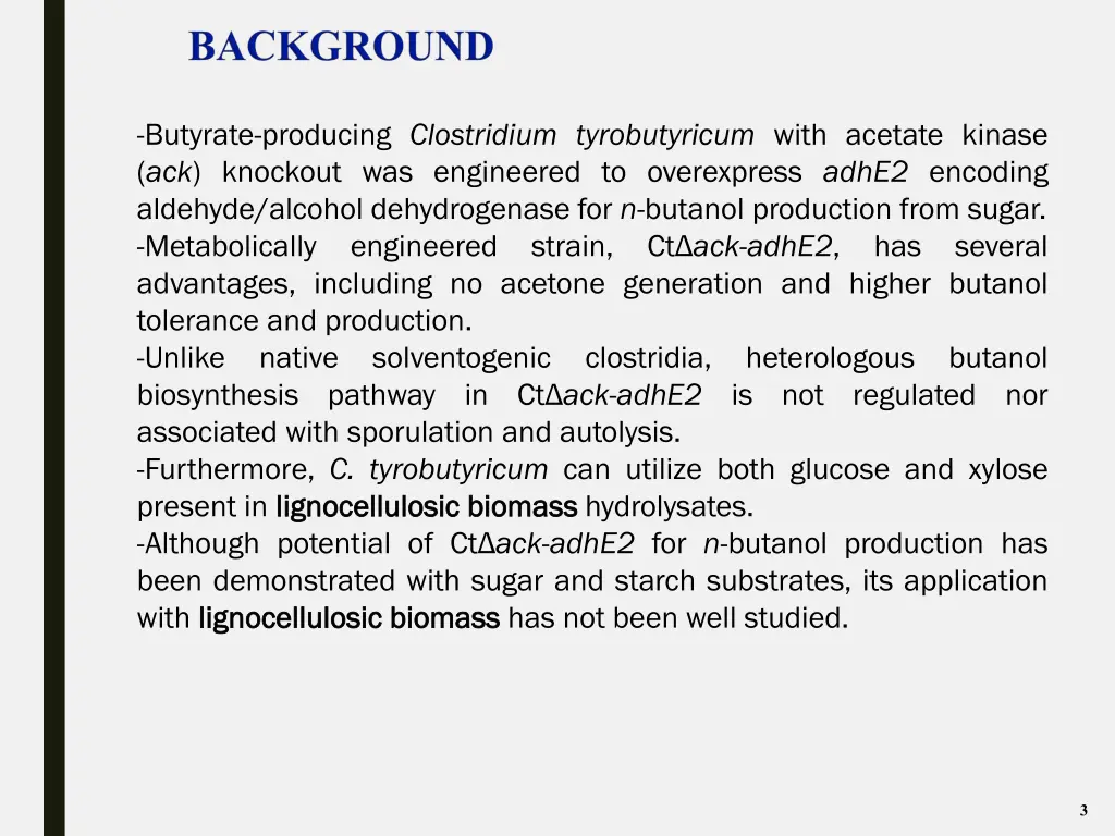 butyrate producing clostridium tyrobutyricum with