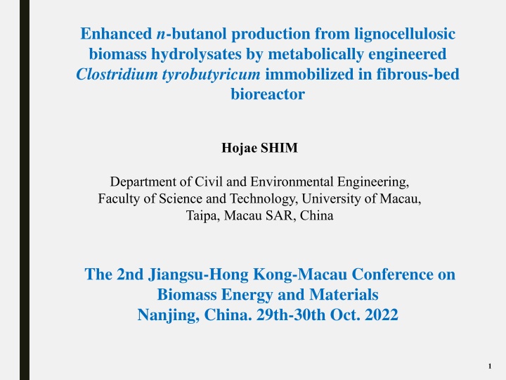 enhanced n butanol production from