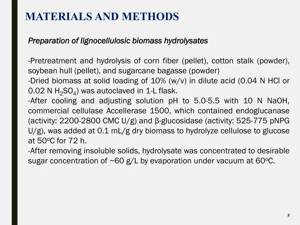 materials and methods