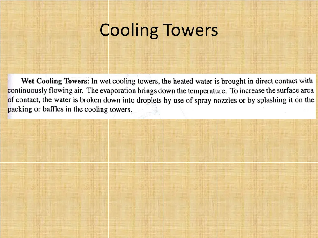 cooling towers