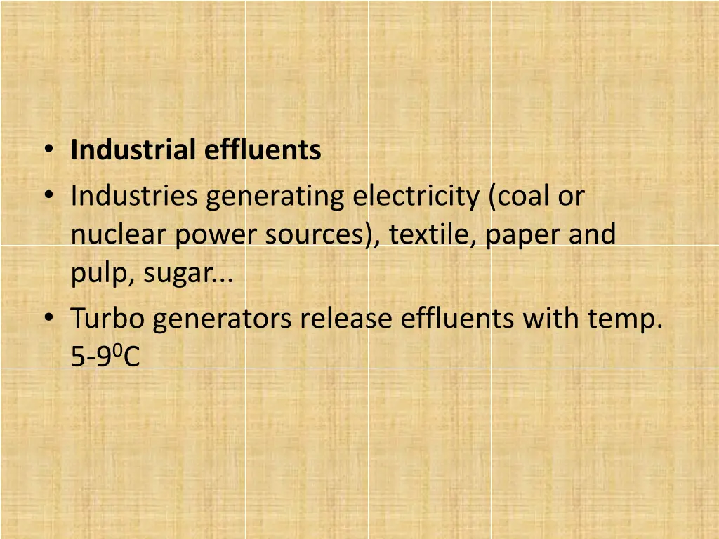 industrial effluents industries generating