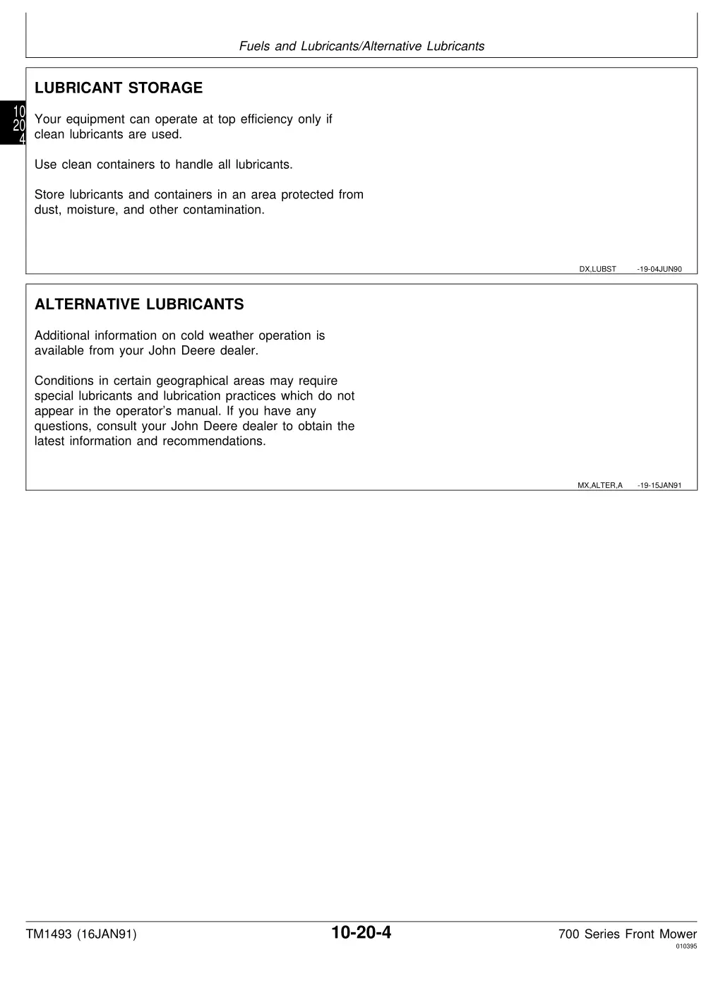 fuels and lubricants alternative lubricants