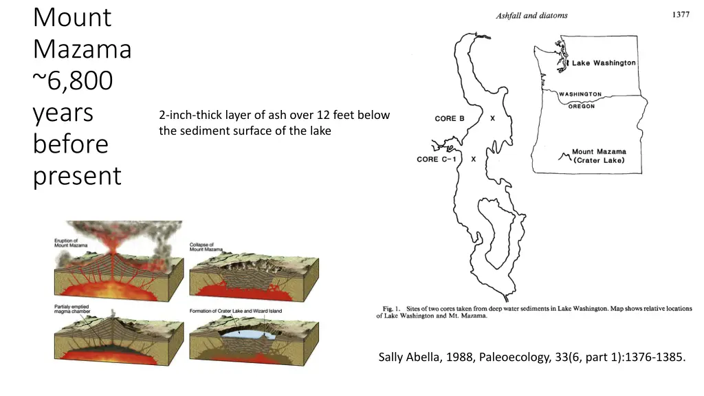 mount mazama 6 800 years before present