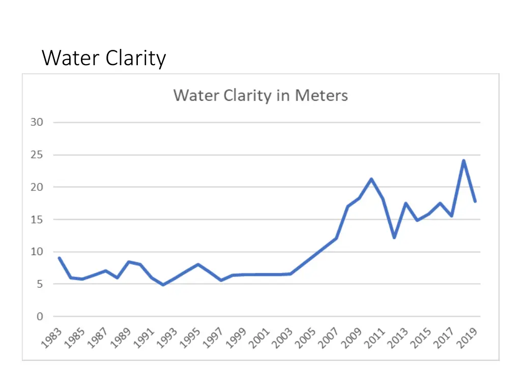 water clarity