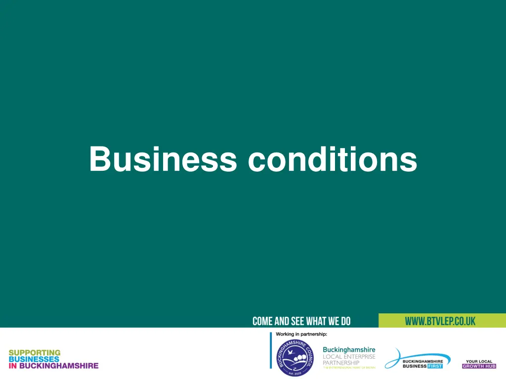 business conditions