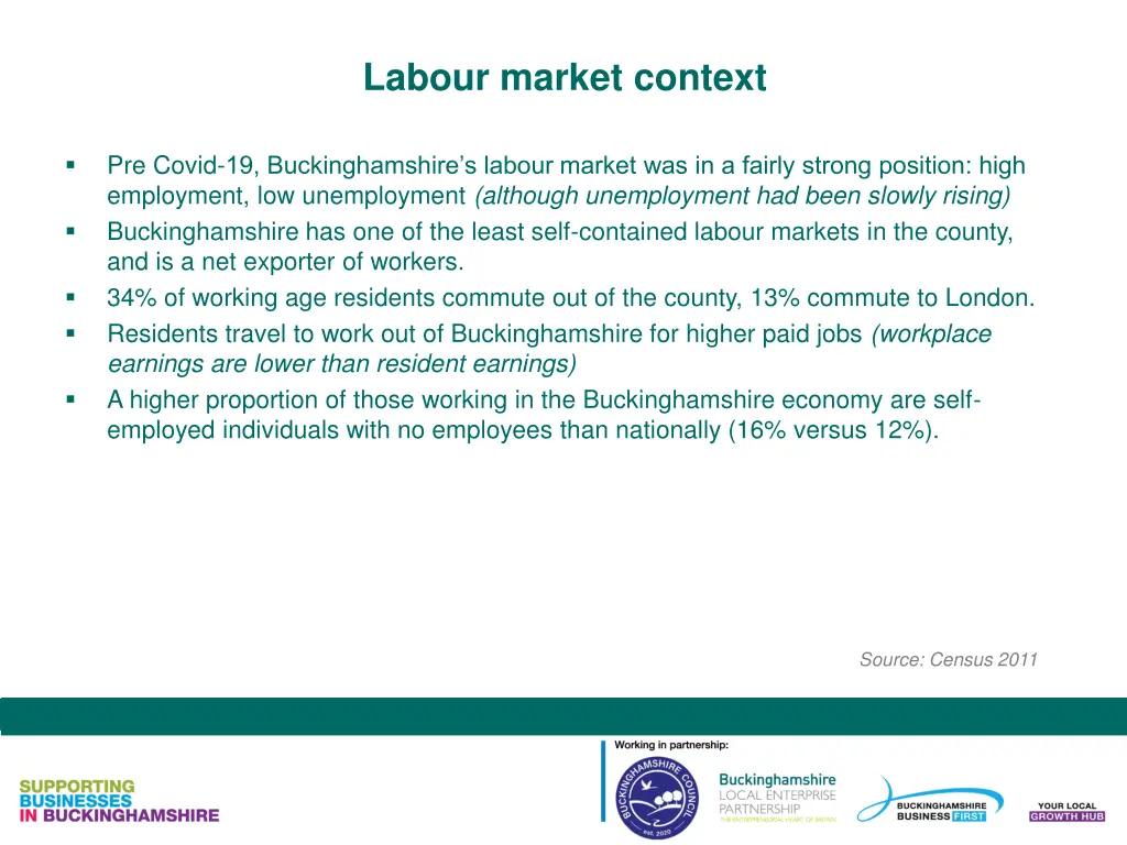 labour market context