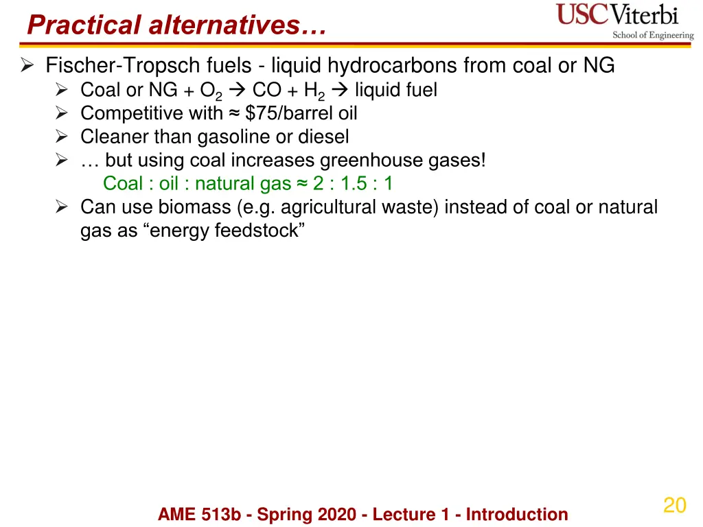 practical alternatives 1