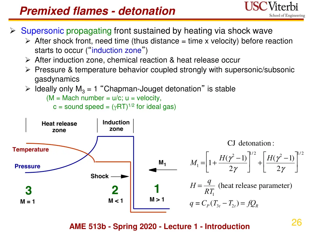 premixed flames detonation