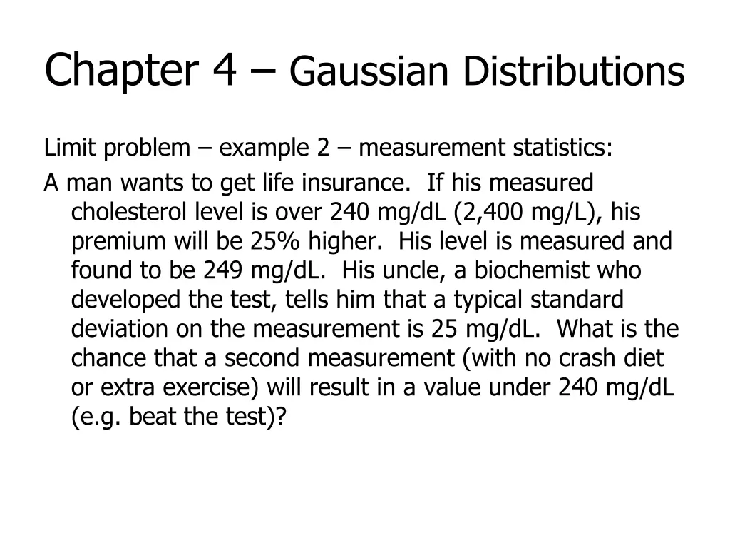 chapter 4 gaussian distributions 1