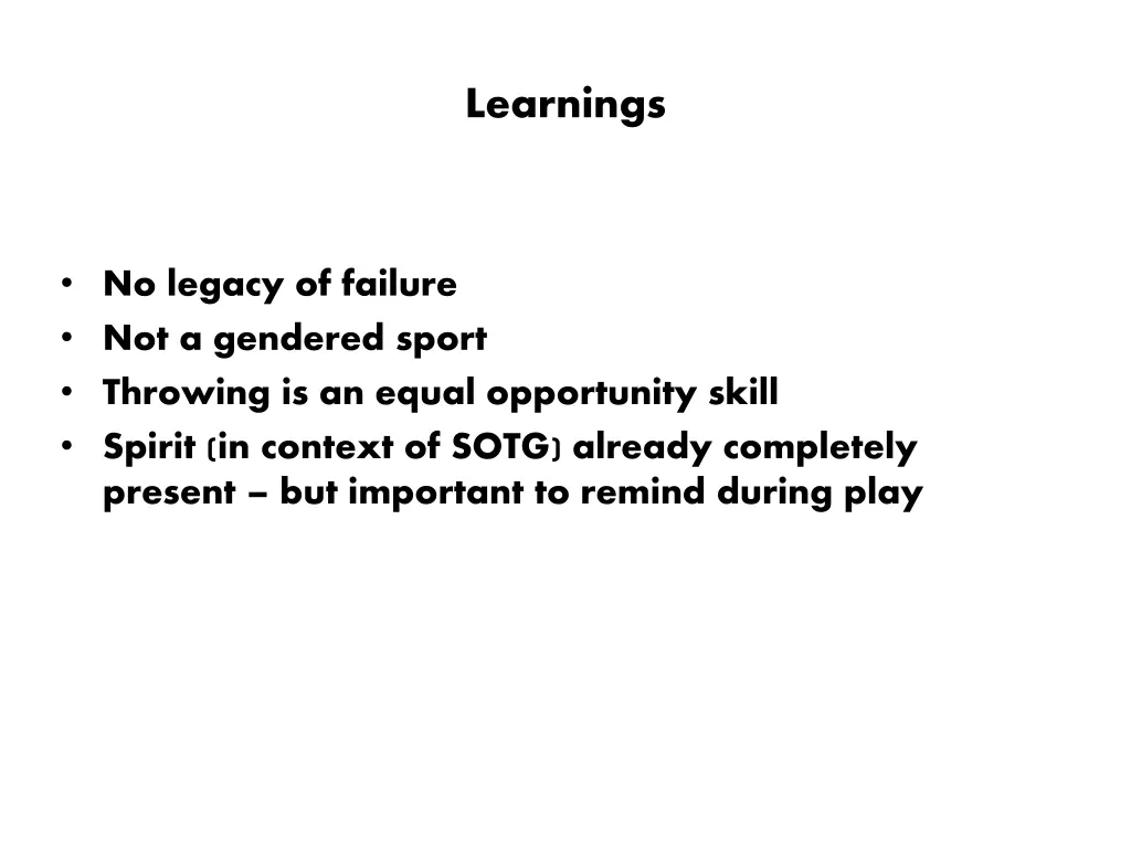 learnings 2